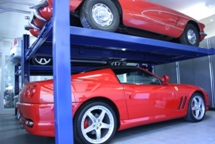 automobile stacker parking lifts also work great in domestic garages